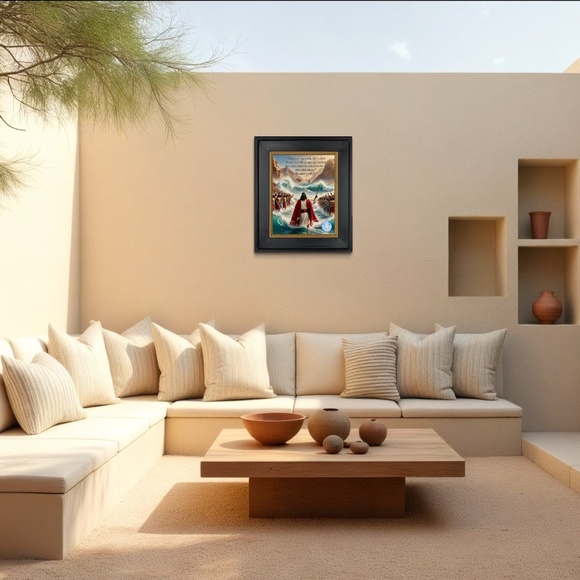 The Exodus of the Israelites with Moses as focal point!Christian Home Decor Art - Picture 3 of 4